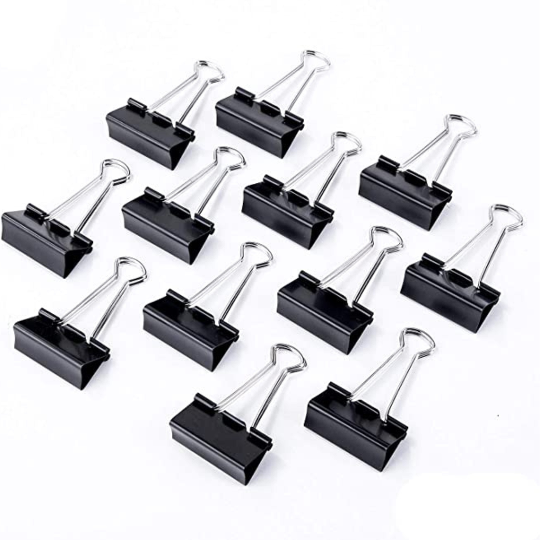 DELI BINDER CLIP 41MM BLACK (38562)